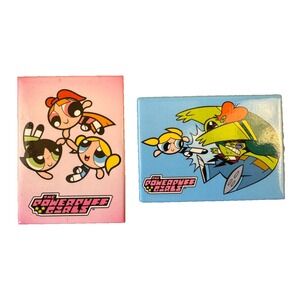VTG Cartoon Network The Powerpuff Girls Refrigerator Magnets Lot Animated Series